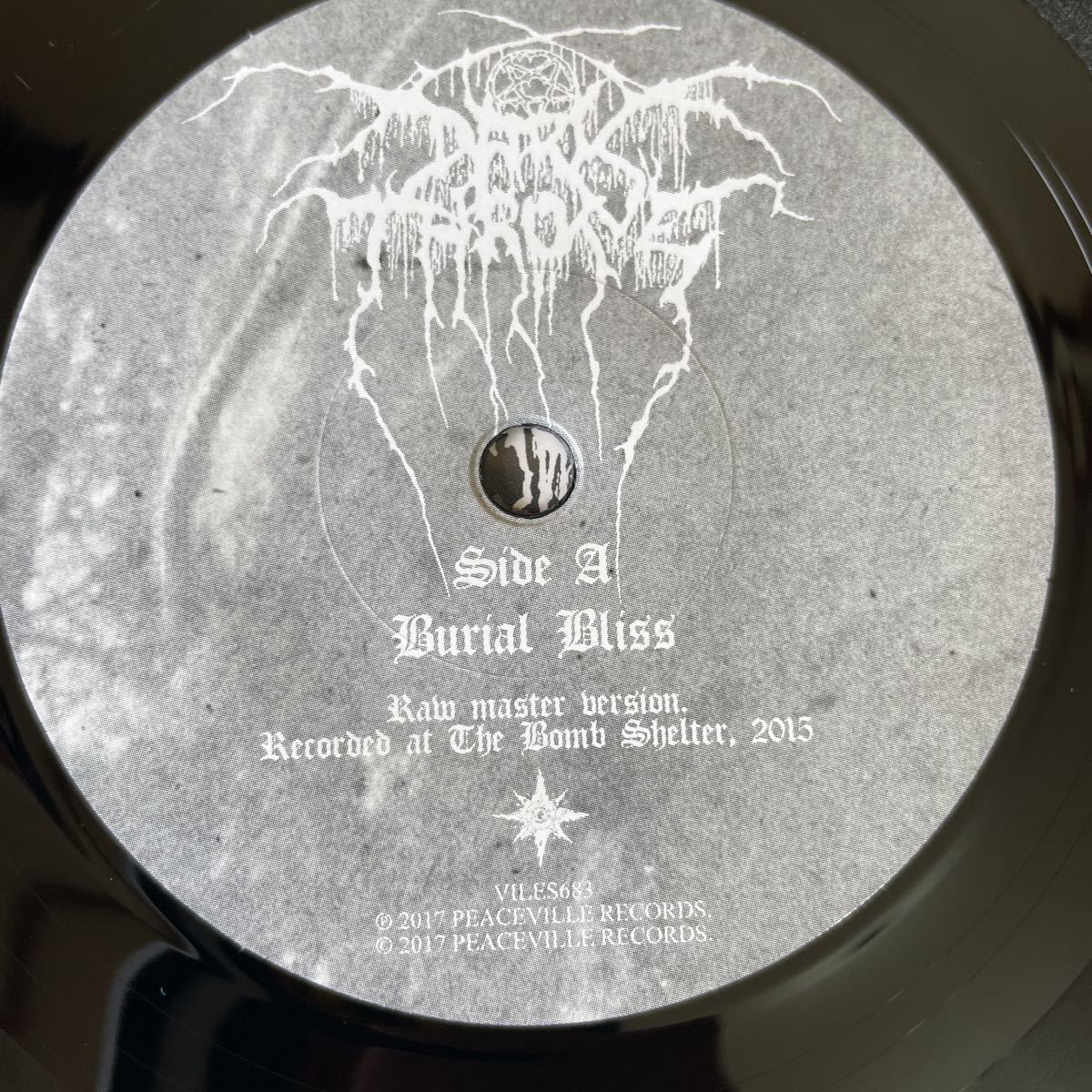 DARKTHRONE - burial bliss / visual aggression 7”EP ブラックメタル black metal_画像3
