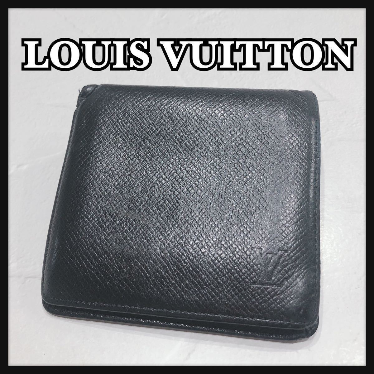 LOUISVUITTON ルイヴィトン エピ 二つ折り財布 折り財布 財布 ブラック