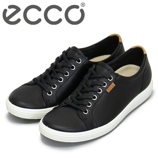 ECCO (エコー) 43000301001 SOFT 7 W WOMEN'S ウィメンズ スニーカー BLACK EC011 37-約23.5cm