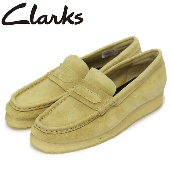 Clarks (クラークス) 26173508 Wallabee Loafer ワラビー ローファー レディースシューズ Maple Suede CL106 UK4.5-約23.5cm
