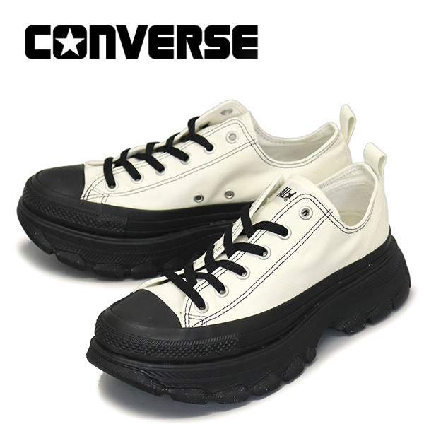 CONVERSE (コンバース) 31309830 オールスター R トレックウェーブ OX ホワイトブラック CV090 US8.5-27.0cm