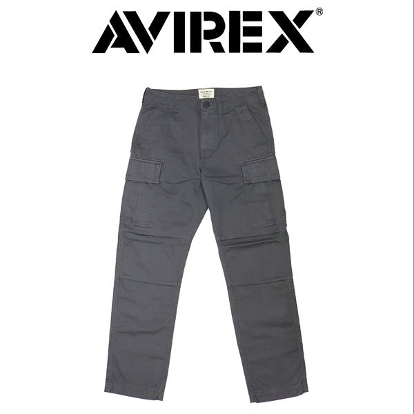 AVIREX (アヴィレックス) 783-2910002 (6126129) BASIC FATIGUE PANTS ベーシック ファティーグ パンツ 020GRAY M