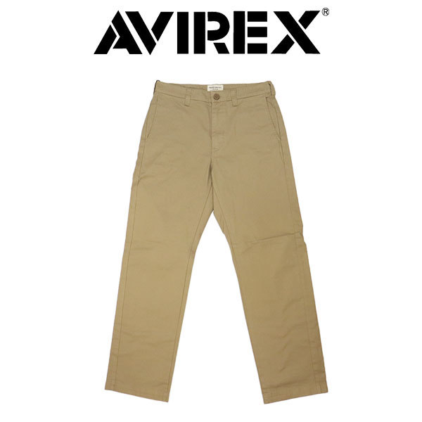 AVIREX (アヴィレックス) 783-2910003 (6126132) BASIC OFFICER PANTS ベーシック オフィサー パンツ 180KHAKI M