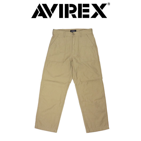 AVIREX (アヴィレックス) 783-3910005 BASIC BAKER PANTS ベーシック ベイカーパンツ 180KHAKI XXL