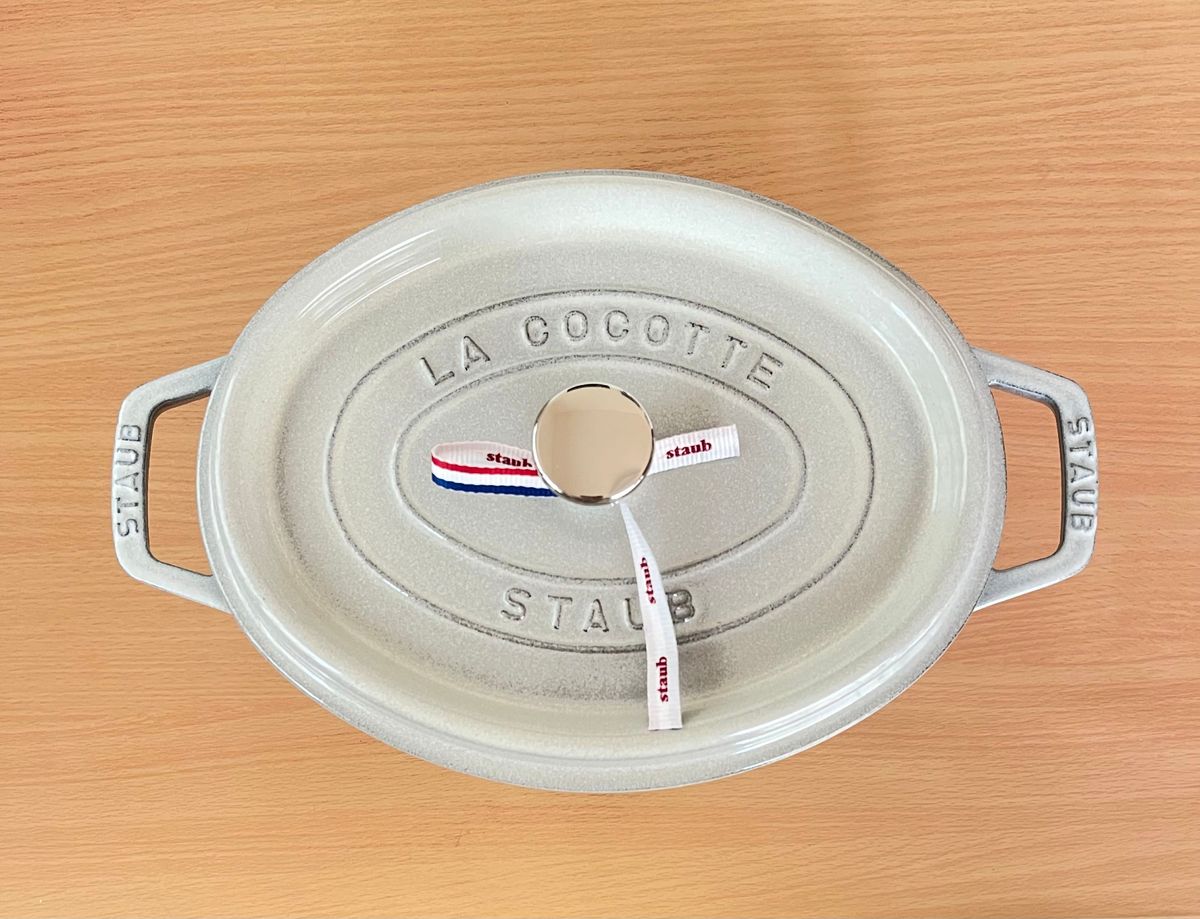 美品 【STAUB】 ストウブ ピコ・ココット オーバル 27cm カンパーニュ