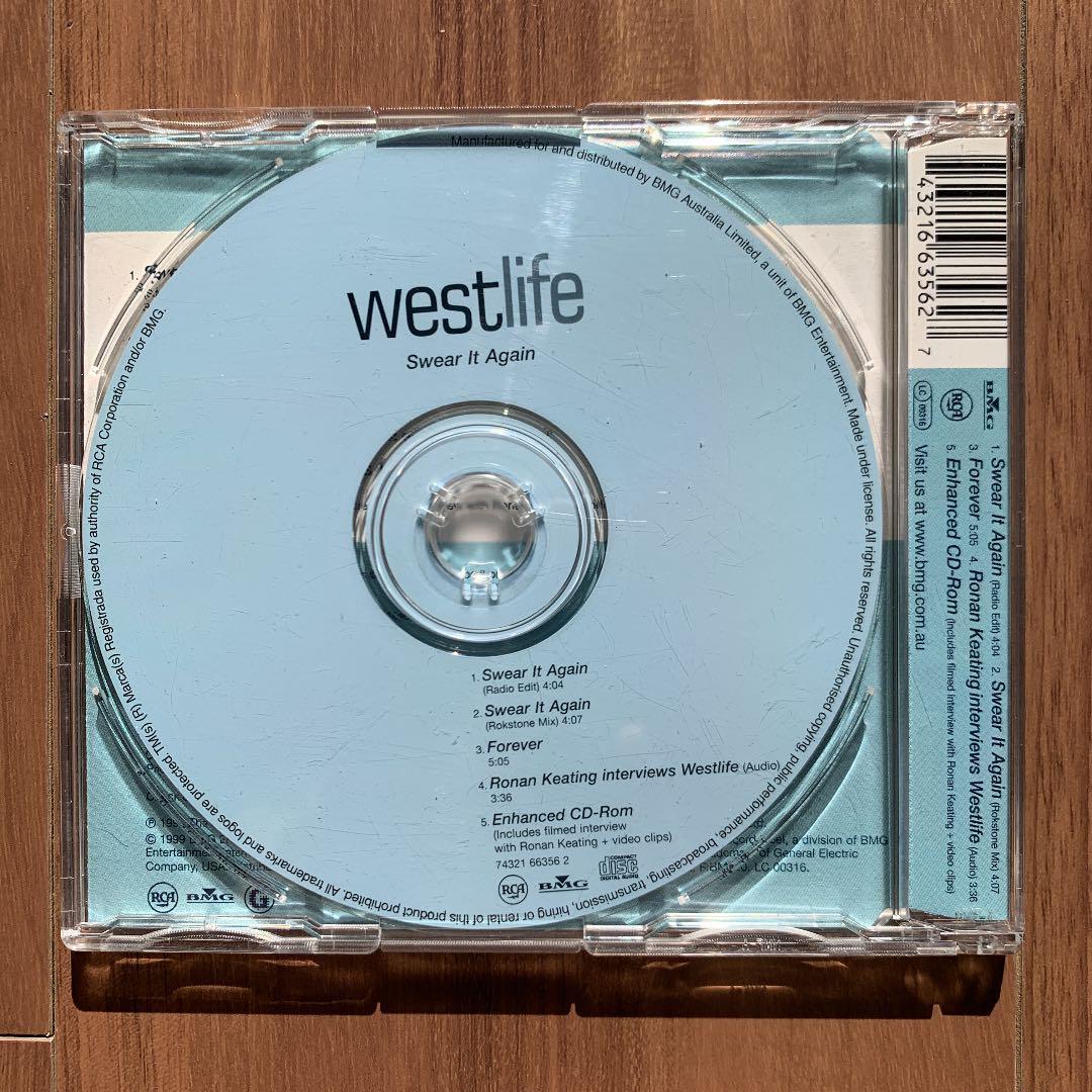 WESTLIFE ウエストライフ Swear It Again EU盤シングル 開封済中古品の画像2