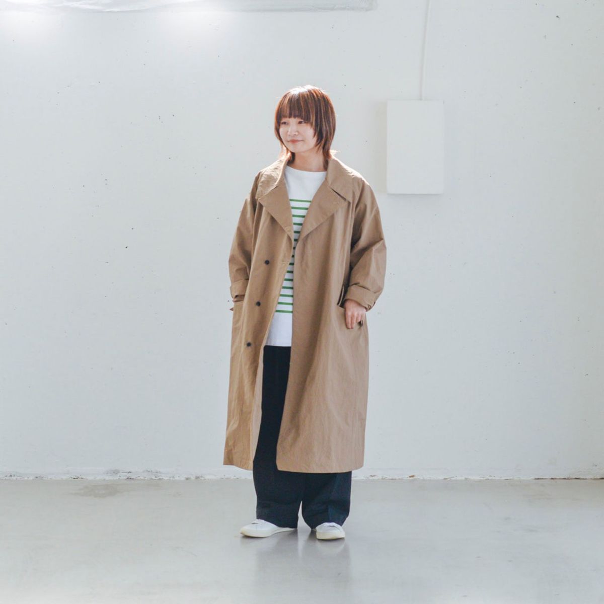 北欧 暮らしの道具店 NORMALLY/ナイロンコート/ベージュ/size1 北欧 暮らしの道具店 NORMALLY/ナイロンコート/ベージュ/size1