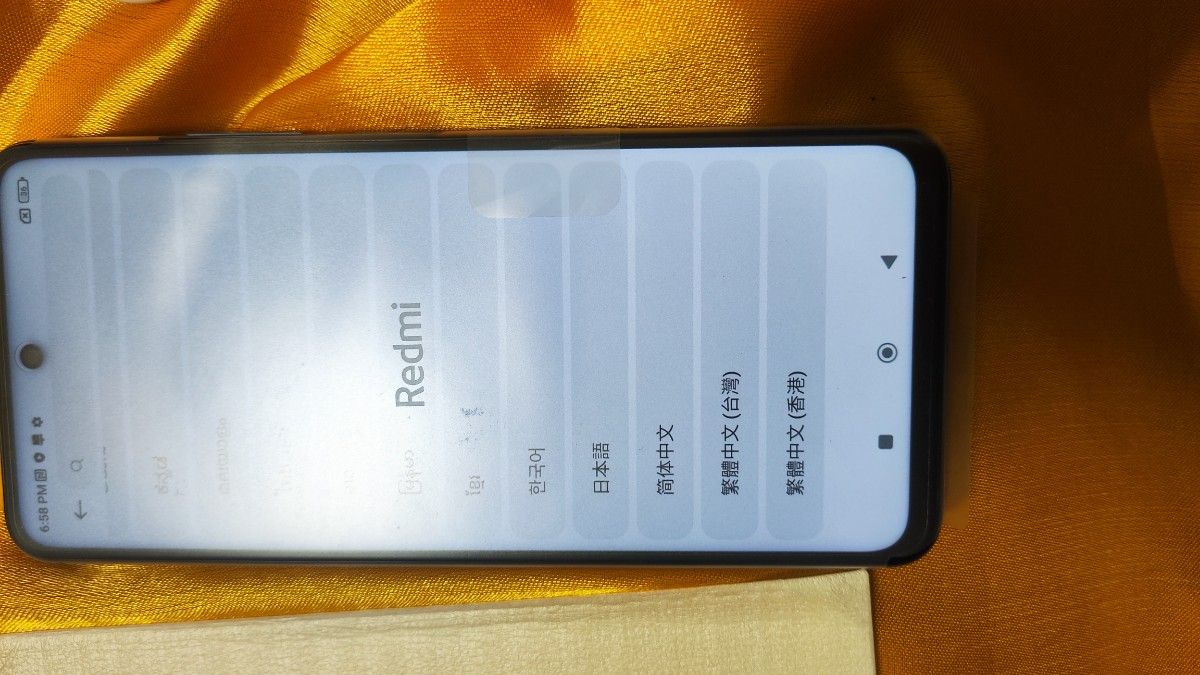【未使用】 日本語 Redmi Note 11T Pro( POCO X4 GT ) グローバルROM版 黒 6gb 128gb