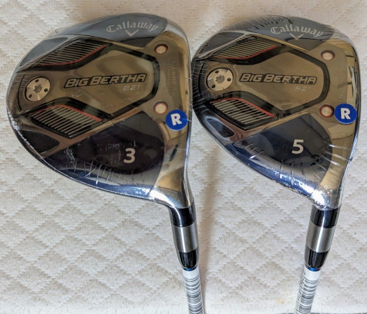 【新品 2本セット】 キャロウェイ BIG BERTHA フェアウェイウッド (3W、5W/R) ビッグバーサ 2021年モデル
