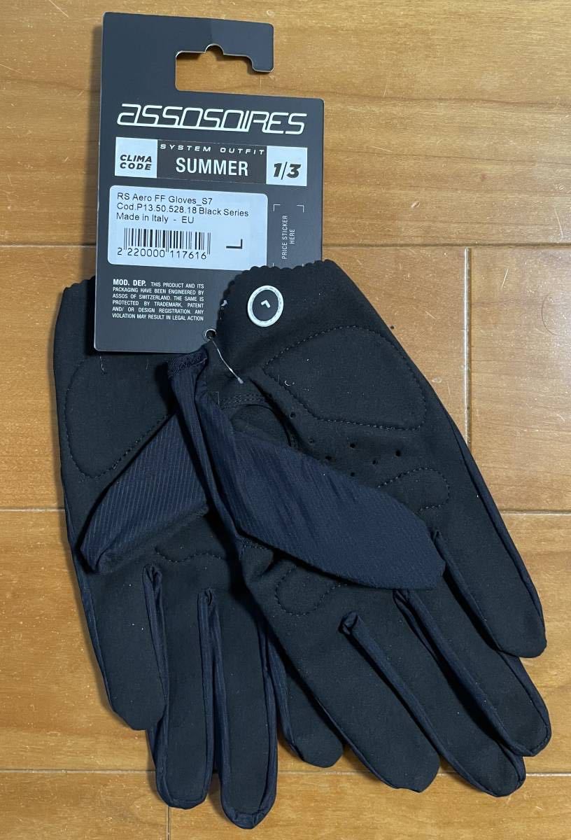 新品 ASSOS RS Aero FF Gloves Lサイズ 夏用グローブ 送料無料 残1セットのみの画像2