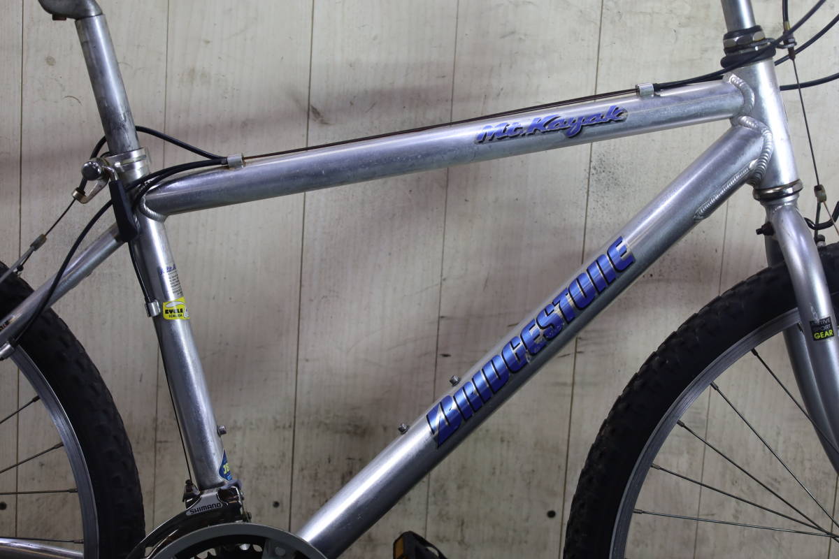 人気良品！ブリジストン 「Mt.Kayak」 MK43L 26インチ アルミ 21速 430mm VINTAGE MTB_画像9