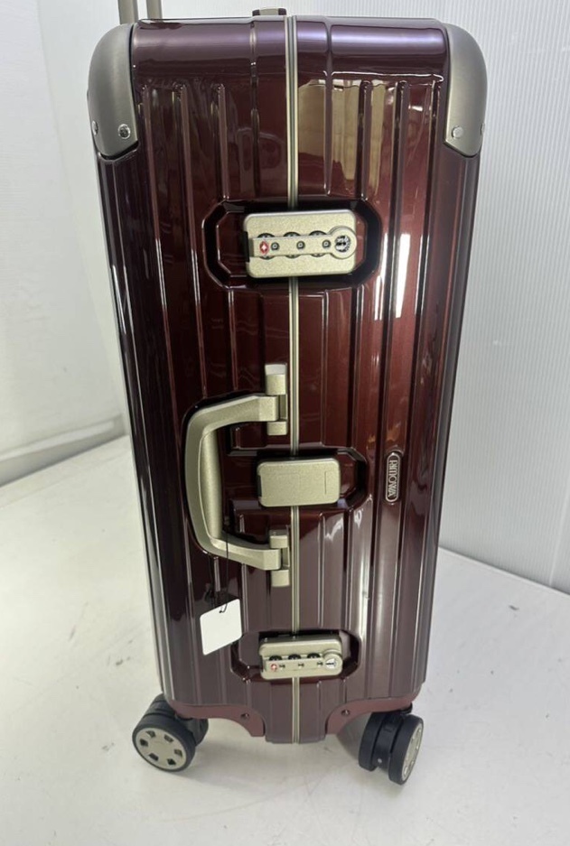 未使用品 RIMOWAリモワ・LIMBOリンボ・キャリーケース・60L/4輪・ワイン色系・東京発_画像3