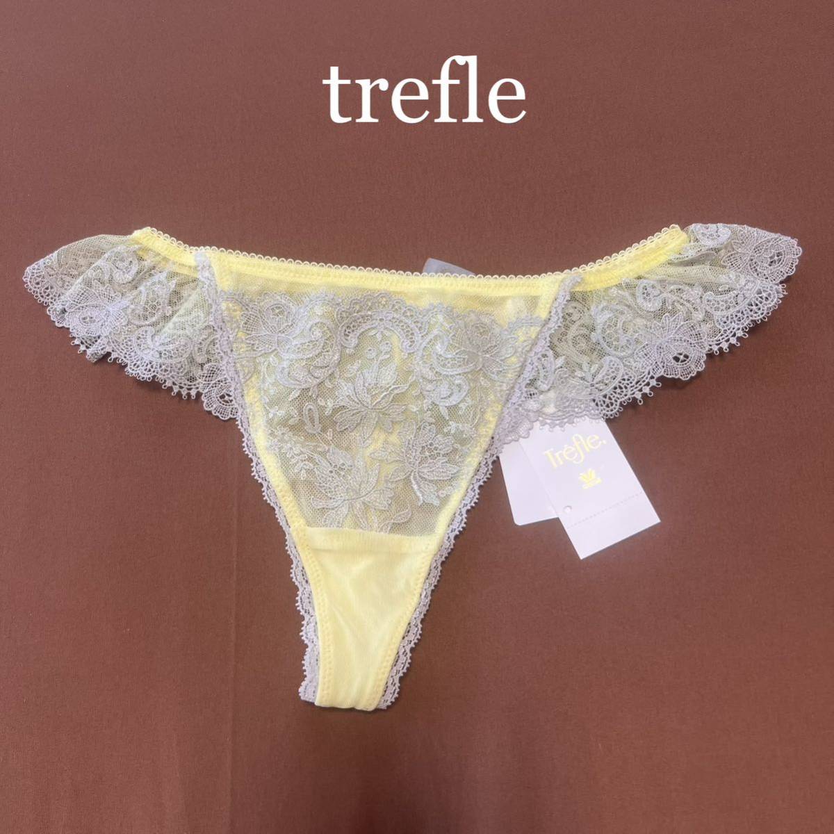 新品】trefle トレフル 66 グループ Tバックショーツ Mサイズ YE