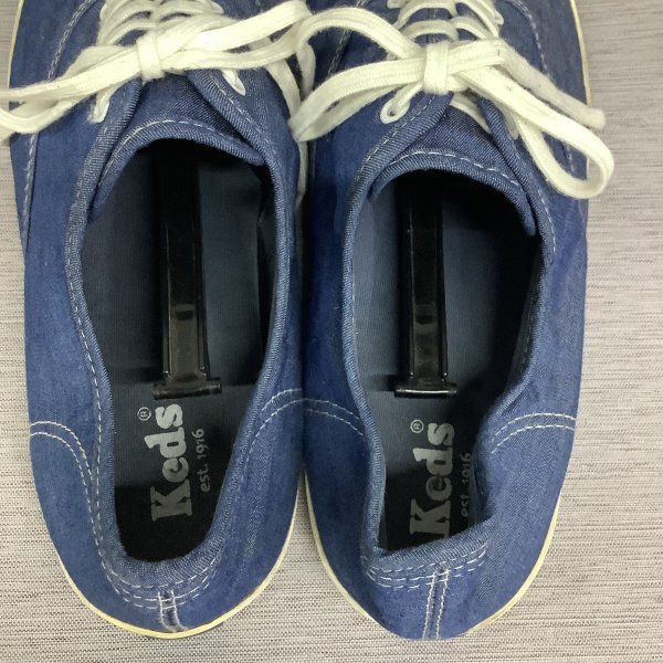 I577 Keds スニーカー 27.0cm ブルー系 champion ox オックスフォード キャンバス ローカット メンズ オールシーズン 軽量 ケッズ_画像7