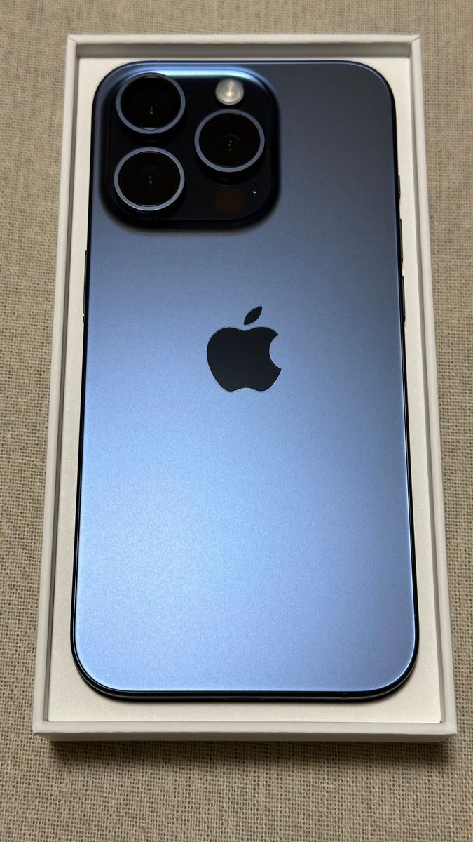 iPhone15 pro 256GB ブルーチタニウム 本体 Apple Store購入 SIM iPhone15 pro 256GB ブルーチタニウム 本体 Apple Store購入 SIM