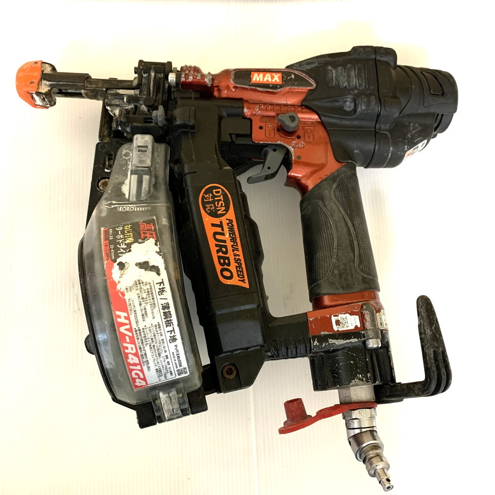 大人の上質 MAX ターボドライバ 高圧ねじ打機 HV-R41 中古品 ※動作確認