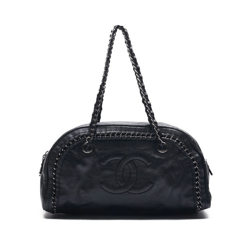 ☆超目玉】 シャネル CHANEL ラグジュアリーライン 黒（シルバー金具