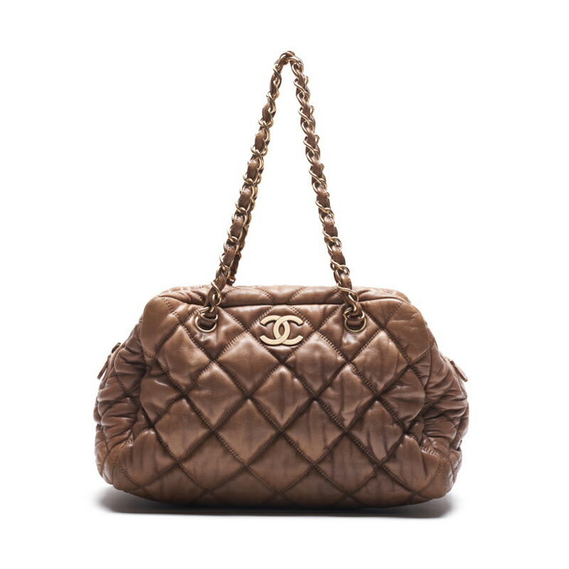 華麗 CHANEL シャネル チェーンリュック レディースバッグ ブラウン