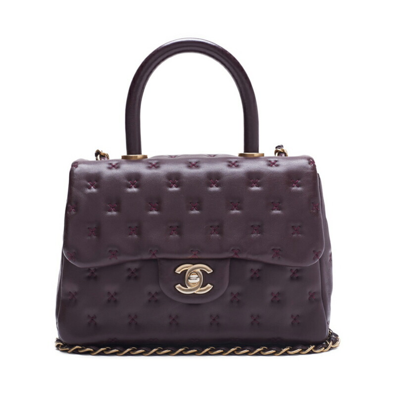 特別送料無料!】 ココハンドル クロスステッチ シャネル CHANEL 2WAY