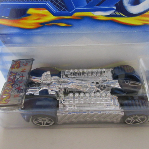 新品 クレイジー KRAZY 8ｓ ホットロッド バンダイ 2001 ファース トエディション ホットウィール Hot Wheels MATTEL メタ ル ミニカー _画像3