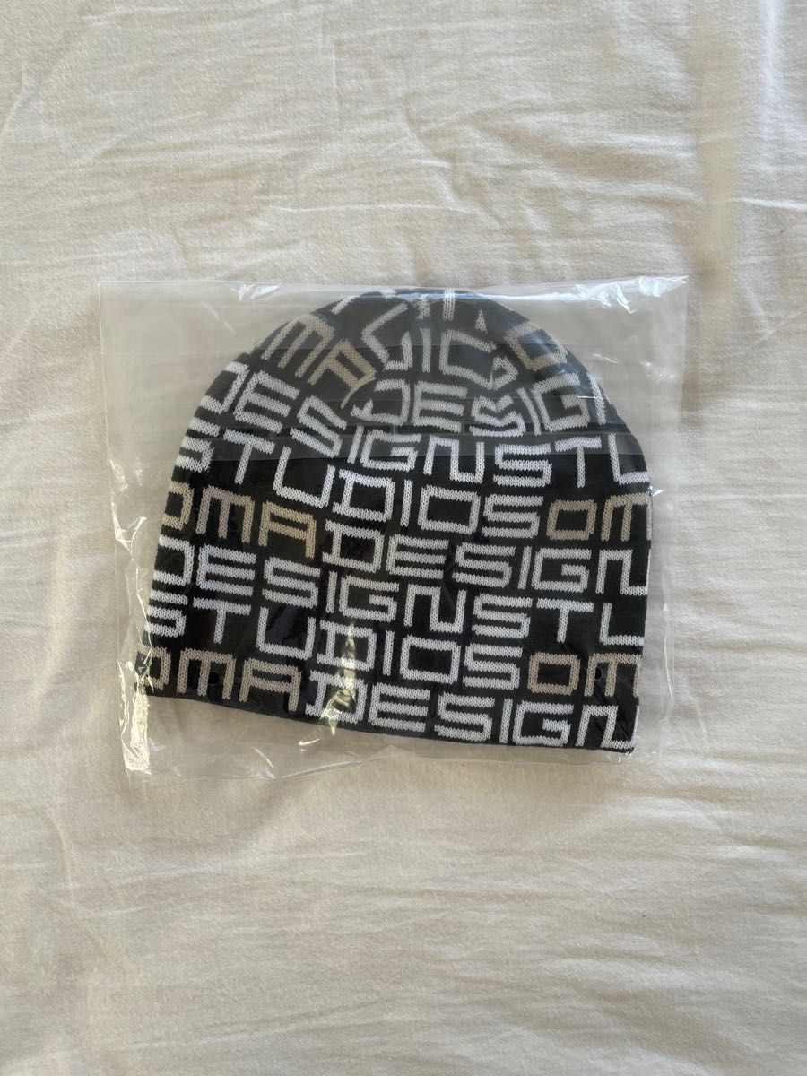 oMA DESIGN SKULL CAP (BLACK）ビーニー　海外限定