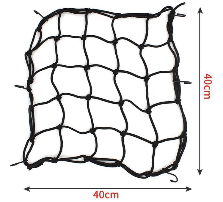 デイトナ バイク用 ツーリング ネット 40×40cm フック6カ所 レジネット イエロー_画像3