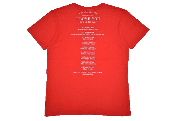 Y-6531★送料無料★美品★SAS 桑田佳祐 LIVE TOUR 2012年 I LOVE YOU -now & forever- サザンオールスターズ★半袖 T-シャツ Ｍ_画像6