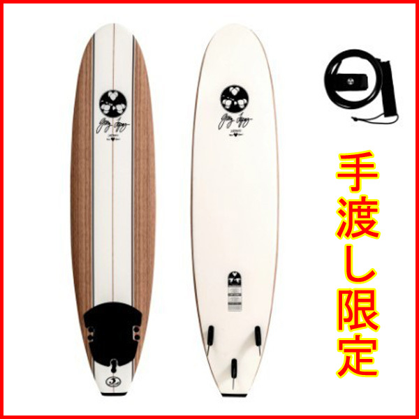人気提案 未使用(開封)品 引取&手渡し希望 ② Gerry 付属 リーシュコード/トライフィン/デッキパッド 8ft(2.44m)サーフボード Lopez・ジェリーロペス 8.0フィート~