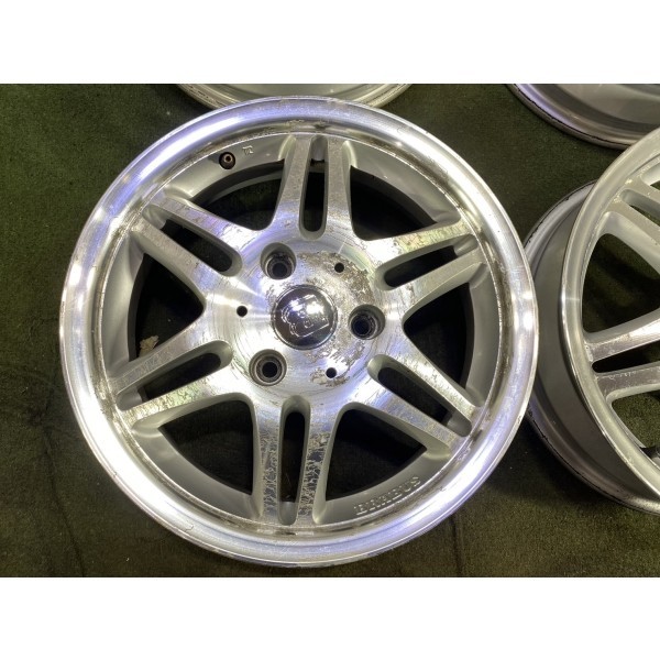 BRABUS スマート 15x4.5J 3H 112 +20.5 Φ57 4本/札幌市手渡し可/中古純正アルミホイール 1650_68_画像3