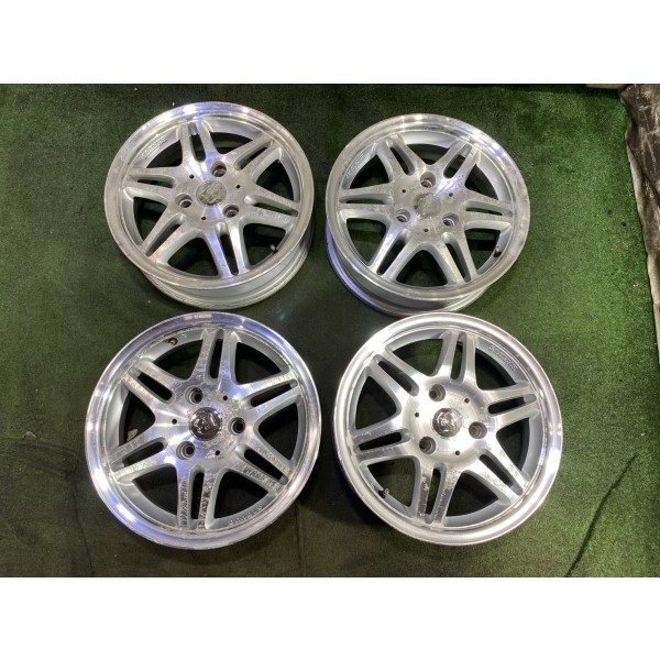 BRABUS スマート 15x4.5J 3H 112 +20.5 Φ57 4本/札幌市手渡し可/中古純正アルミホイール 1650_68_画像1