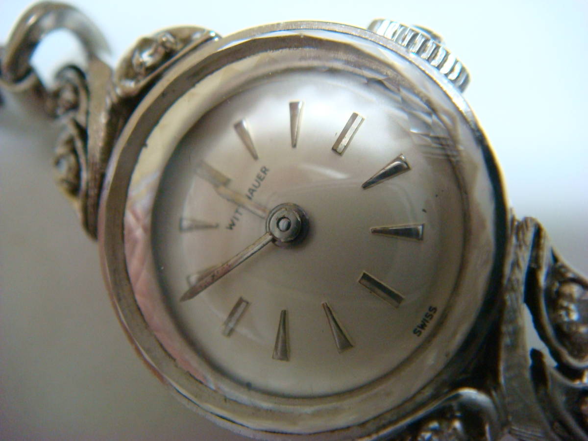 * античный Vintage . орнамент часы diamond wit na-K14WG*