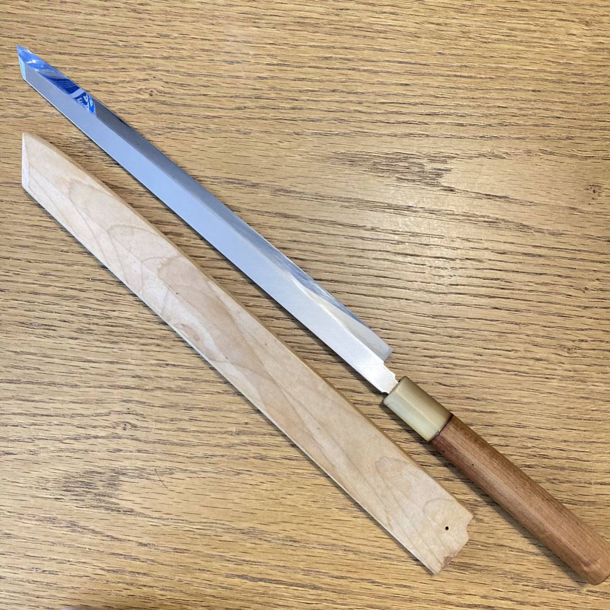 激レア】シャガール鋼 本焼 刺身包丁 柳刃包丁 刃渡約29cm item 激レア】シャガール鋼 本焼 刺身包丁 柳刃包丁 刃渡約29cm item