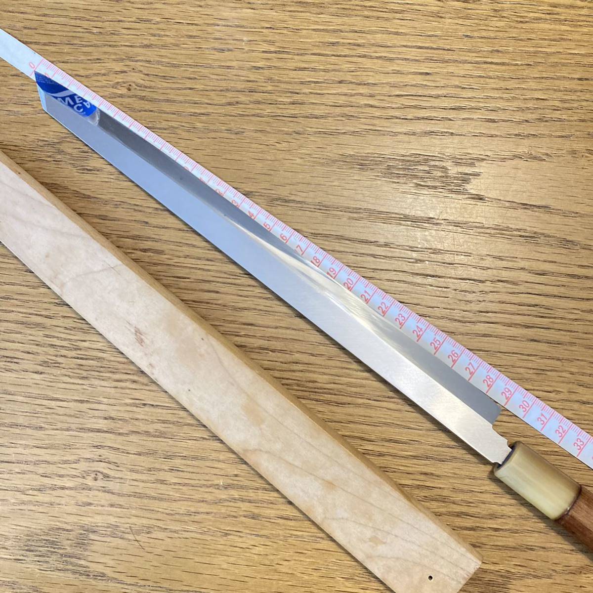 激レア】シャガール鋼 本焼 刺身包丁 柳刃包丁 刃渡約29cm item 激レア】シャガール鋼 本焼 刺身包丁 柳刃包丁 刃渡約29cm item
