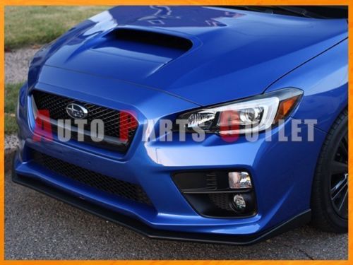 STI Style カーボン スバル15-17 Subaru WRX / STI セダン フロントリップスポイラー_画像2