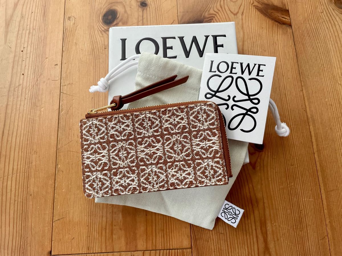 ロエベ　LOEWE ジャガード　コインカードホルダー