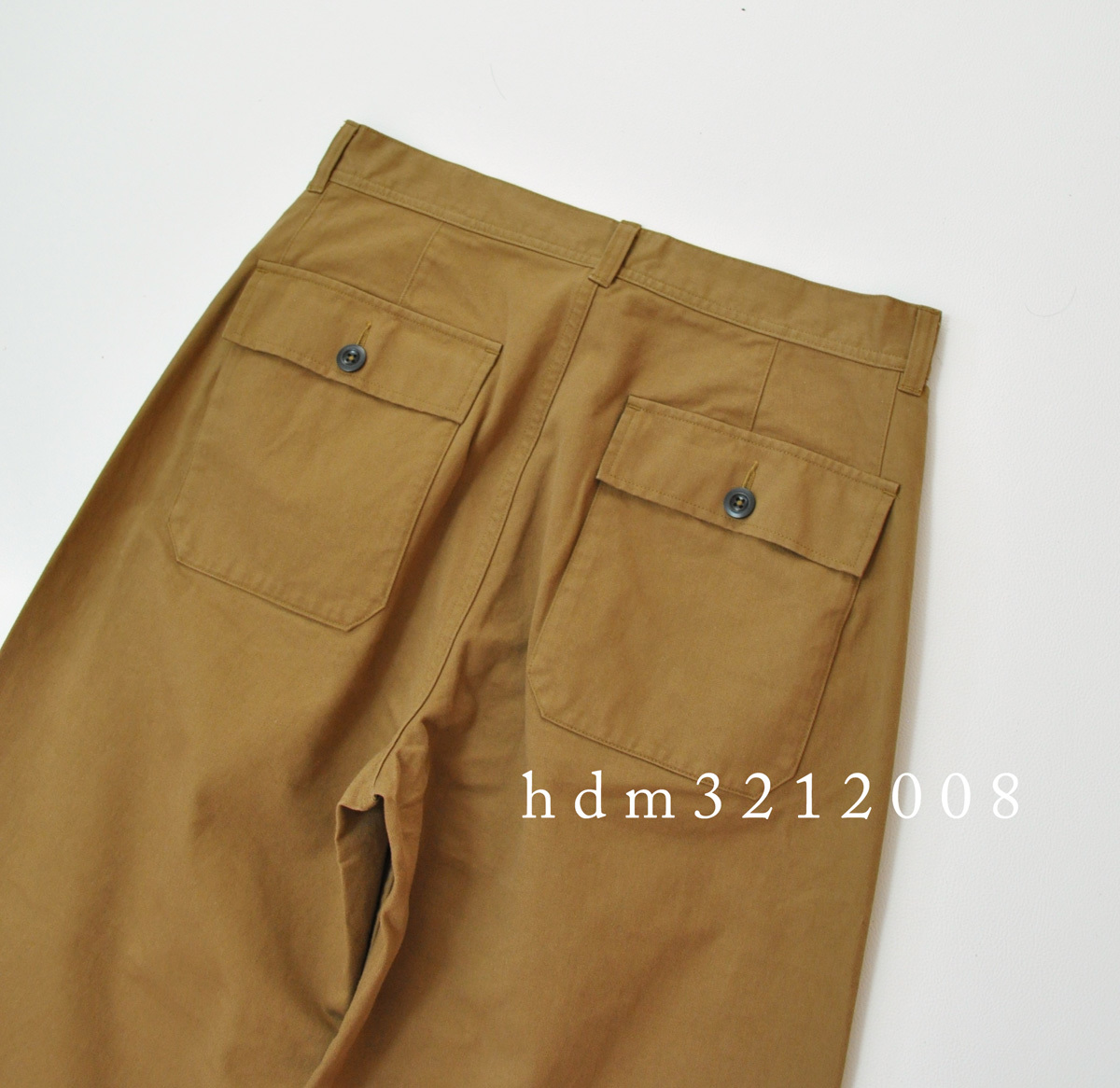 新品即決 COTTON WASHED マーガレットハウエル MHL DRILL #33 パンツ