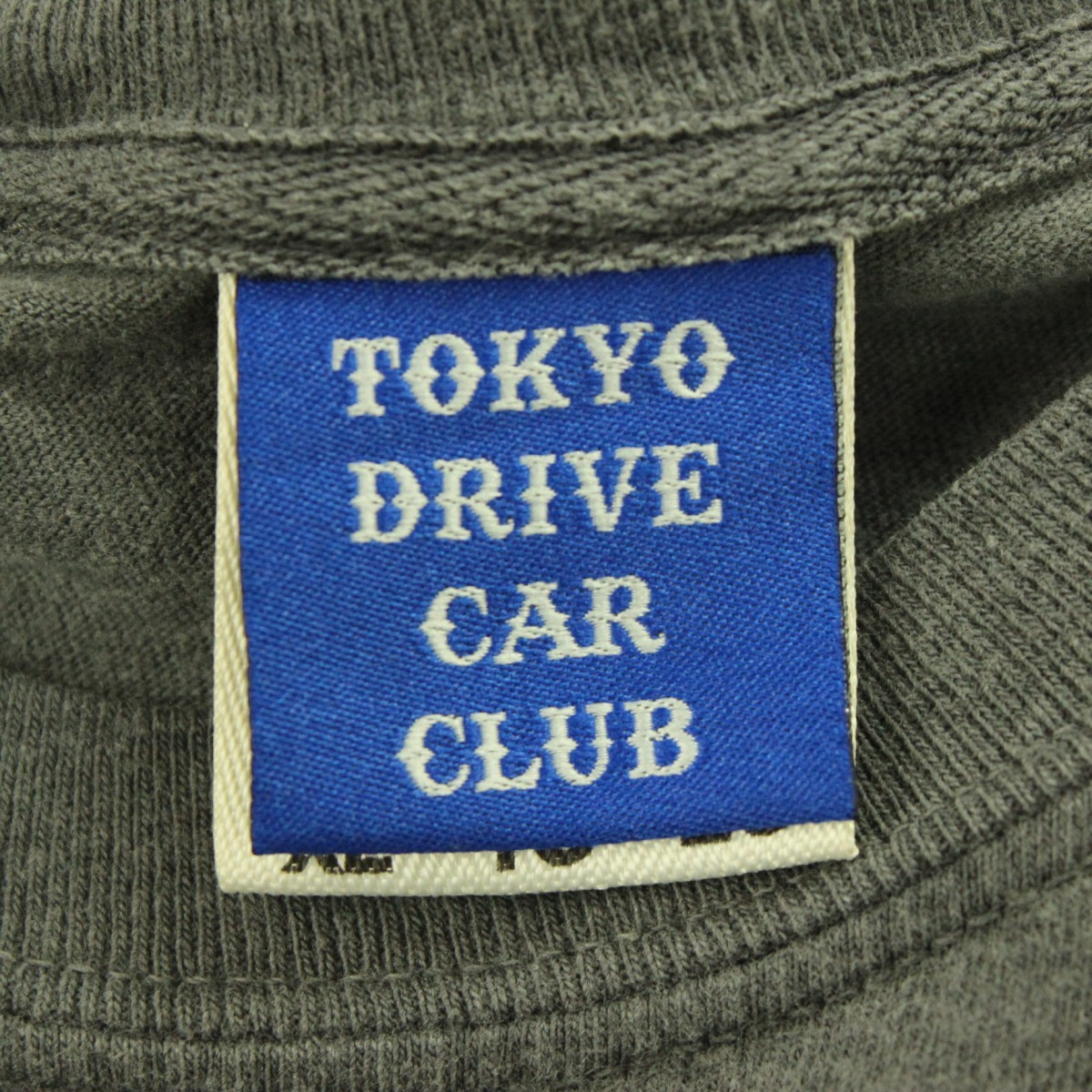 TOKYO DRIVE CAR CLUB トウキョードライブカークラブ ロゴ プリント クルーネック ロングスリーブ Tシャツ カットソー 表記サイズXL_画像3