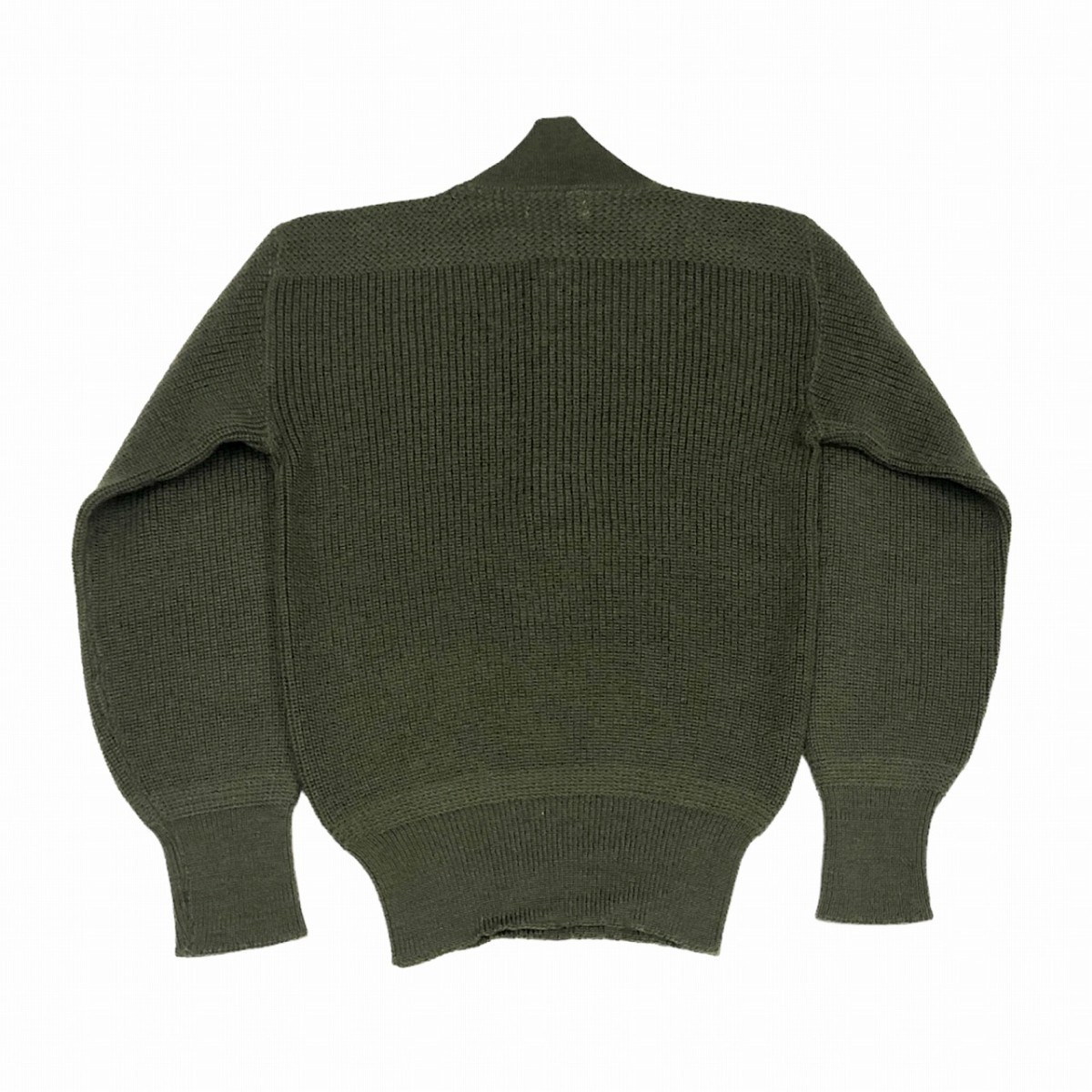 40's ビンテージ US ARMY / JEEP SWEATER 米軍 5つボタン ヘンリーネック ジープ セーター ニット @Kの画像2