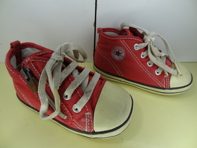  nationwide free shipping Converse CONVERSE child shoes Kids baby man & girl all Star red color rubber cord zipper attaching sneakers shoes 13cmEE
