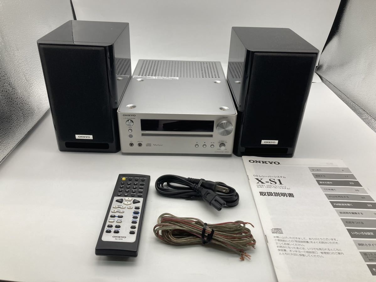 流行 CDレシーバー ONKYO CDコンポ オンキョー D-S1 動作品 コンポ CR