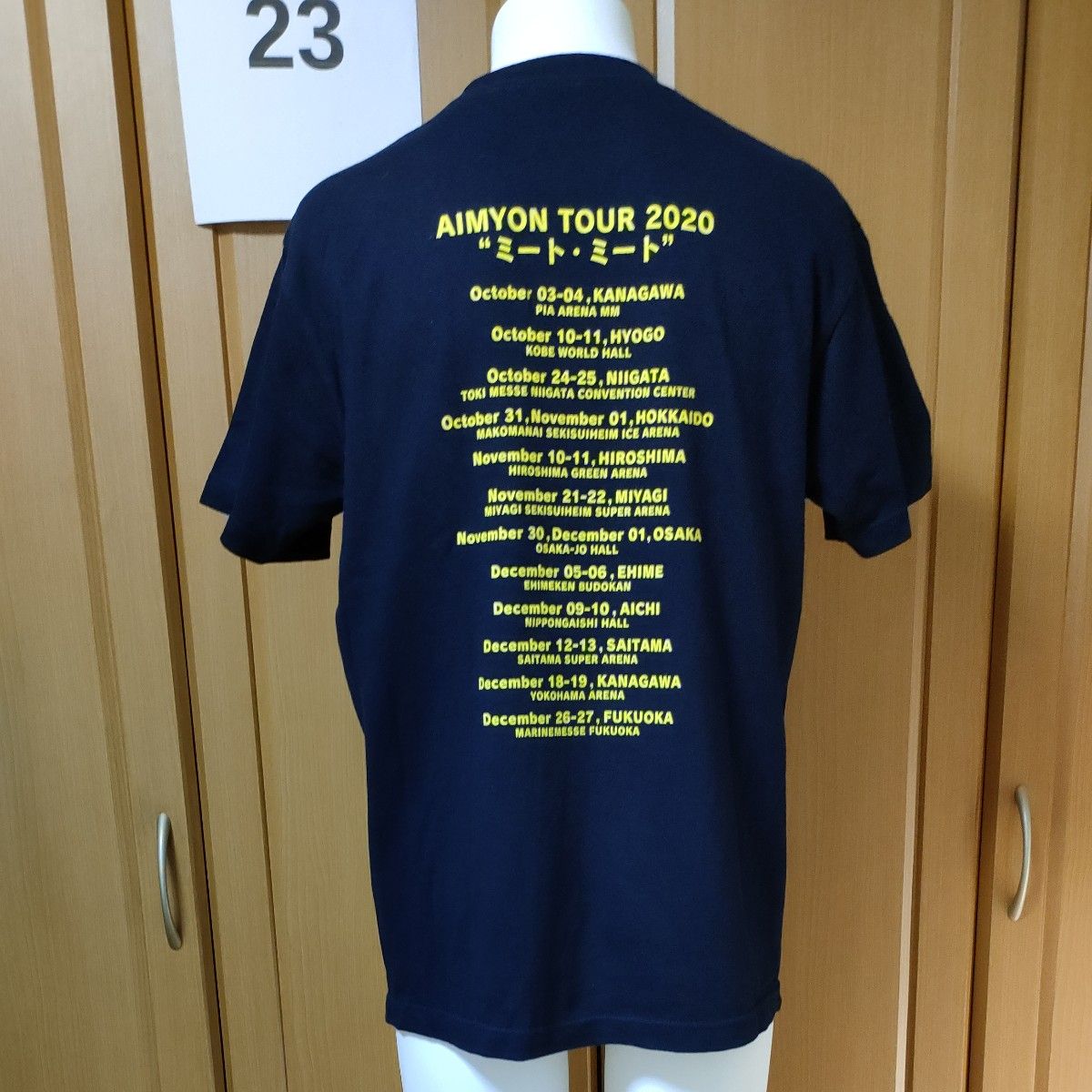 あいみょんミート・ミート半袖ＴシャツM　ネイビー　AIMYON TOUR 2020ミート・ミート　公式ツアーグッズ