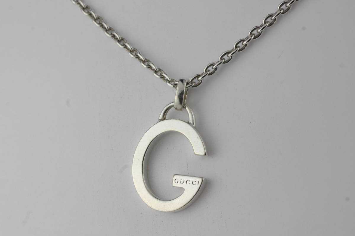 クリスマスツリー特価! GUCCI グッチ G ネックレス AG925 60cm