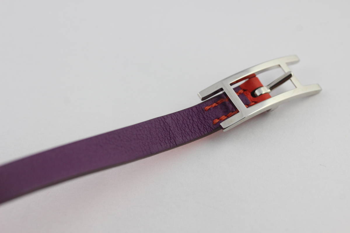 絶品】 HERMES エルメス アピ3 XS リバーシブル 良品 ブレスレット