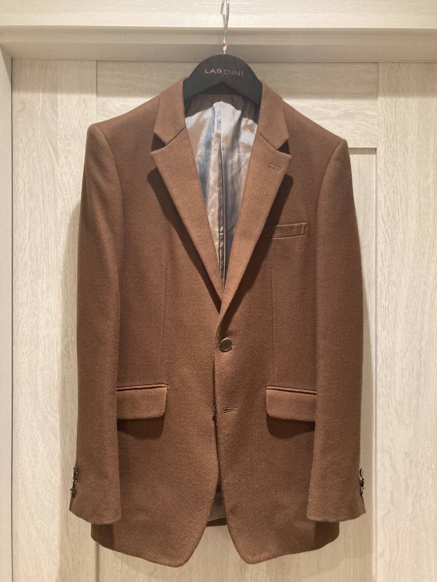 * обычная цена 5 десять тысяч * ~ First линия ~ TAKEO KIKUCHI шерсть 100% tailored jacket Camel Brown size 4