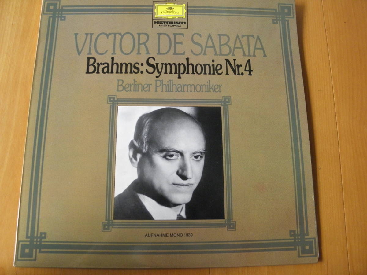  獨G盤トスカニーニの跡を継いだ名指揮者サバタが残した名録音ベルリンフィルとのブラームス交響曲第4番1939年録音として音質良好_画像1