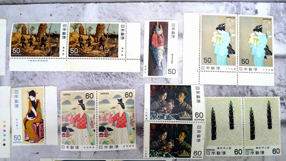 k663 【未使用】 日本 切手 特殊切手 近代美術シリーズ バラ 20種34枚 額面合計1,920円 コレクション 60サイズ発送の画像3