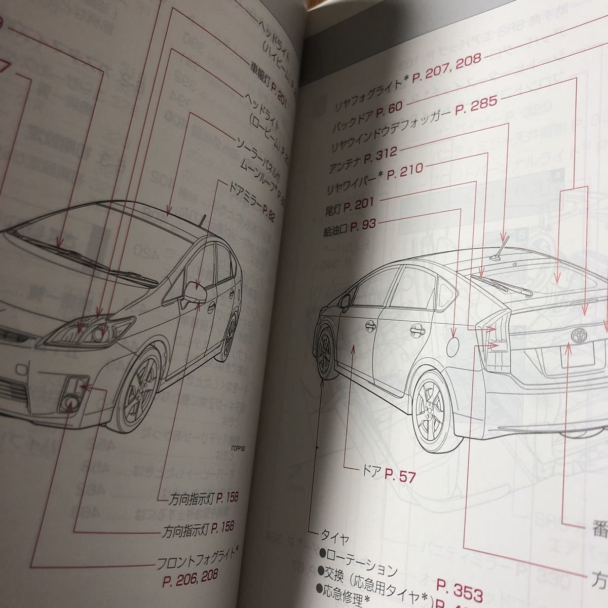 トヨタ プリウス 取扱説明書 取説 TOYOTA PRIUS ZVW30_画像2