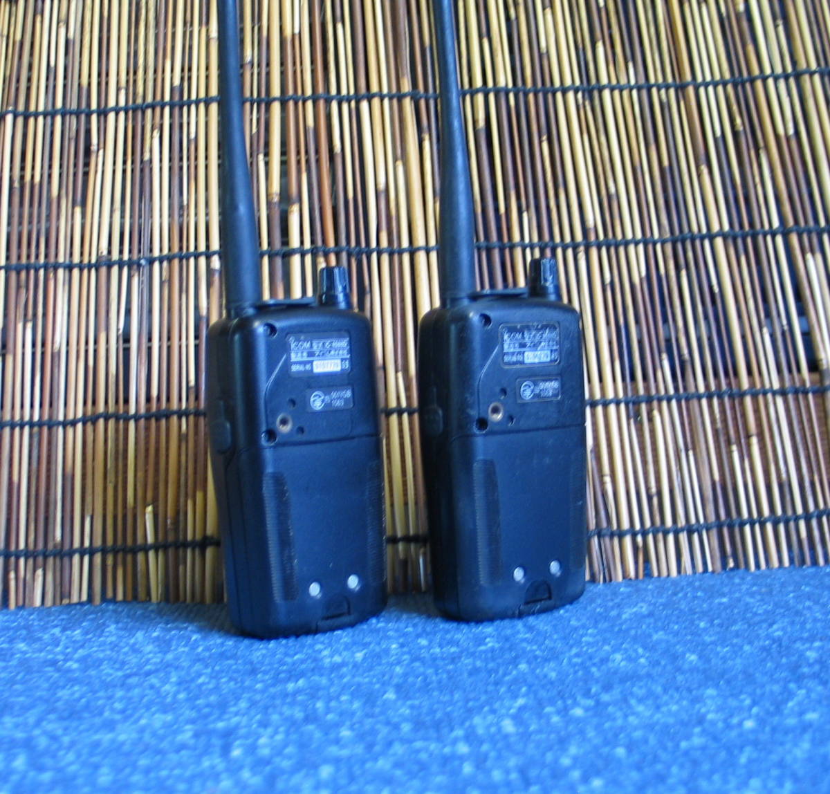 ICOM IC-4088D x2 特定小電力無線機/多機能 同時通話連絡SISTEM G4988_プラスチック製ベルトクリップがありません