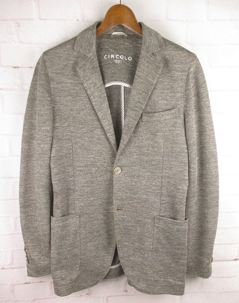 LAJ22259 CIRCOLO 1901 Chill koro1901linen2B tailored jacket 44