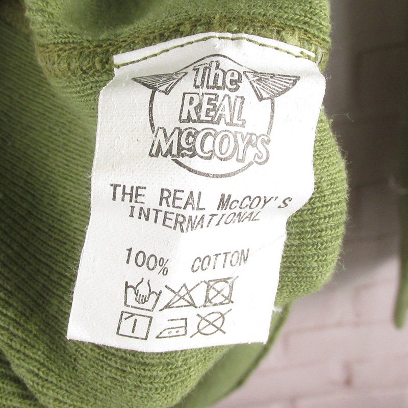 LAT7746 REAL McCOY'S リアルマッコイズ フライス 長袖Tシャツ グリーン系の画像3